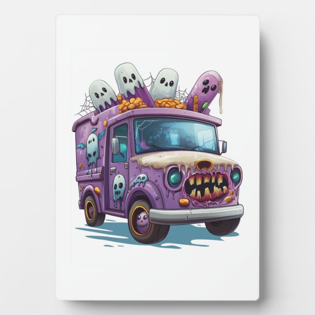  Haunted Ice Cream Truck Plaque (Front)