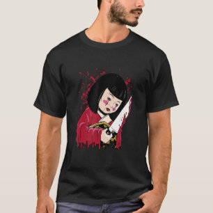 Haunted Japanese Doll Creepy Collectable Figurine T-Shirt