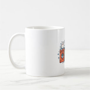 Haunted Laundromat Cute Ghost Halloween Coffee Mug