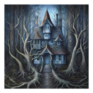 Haunted Mansion Forest Photo Print