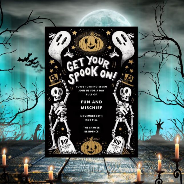 Haunted Mansion Halloween Party Invitation (Creator Uploaded)