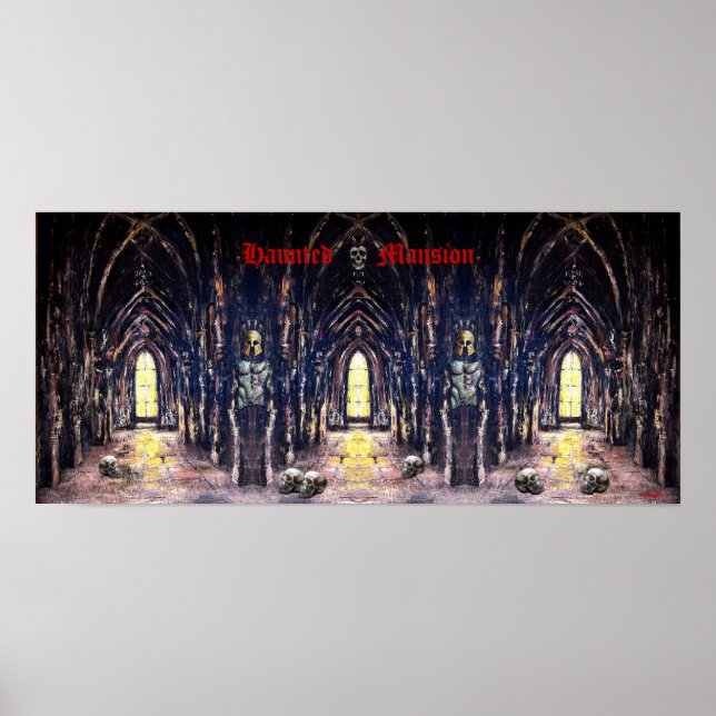 Haunted mansion poster (Front)