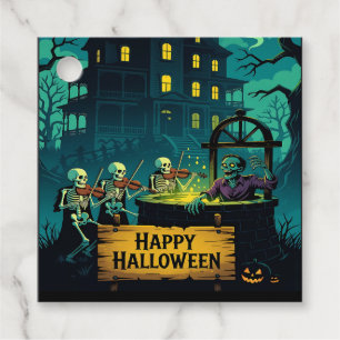 Haunted Mansion's Zombie Wishing Well: Favour Tags