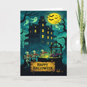 Haunted Mansion's Zombie Wishing Well: Holiday Card