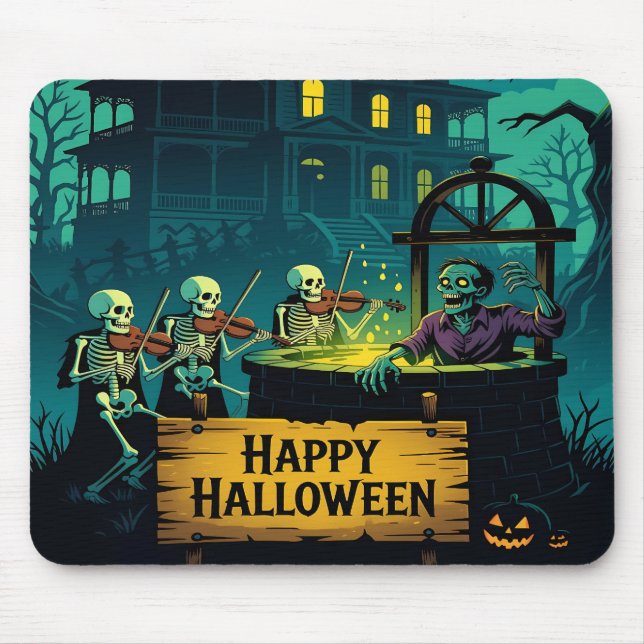Haunted Mansion's Zombie Wishing Well: Mouse Pad (Front)