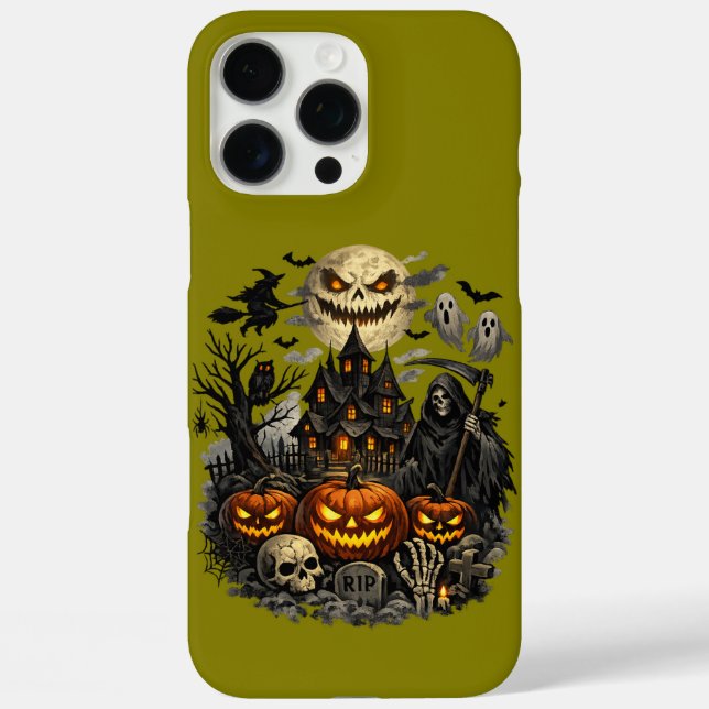 Haunted Moonlit Manor" Case-Mate iPhone Case (Back)