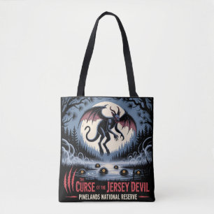 Haunted New Jersey Pinelands National Reserve Art Tote Bag