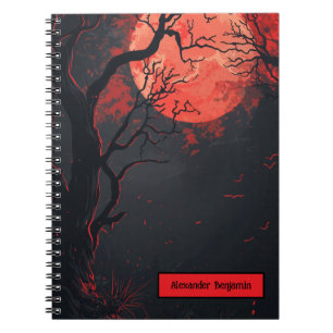 Haunted Night Halloween Notebook