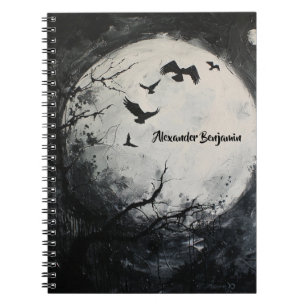 Haunted Night Halloween Notebook