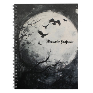 Haunted Night Halloween Notebook
