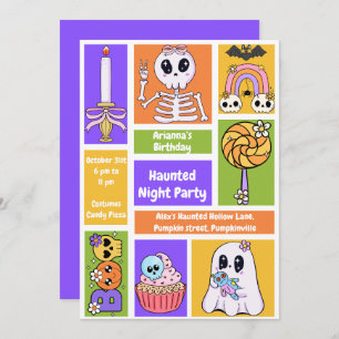 Haunted Night Party Birthday – Halloween night Invitation