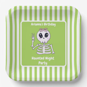 Haunted Night Party Birthday – Halloween night Paper Plate