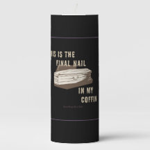 Haunted Night Witch's Flight Pillar Candle