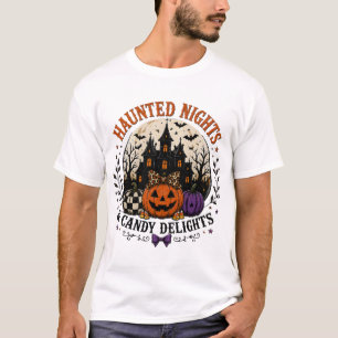 Haunted Nights and Candy Delights Halloween T-Shir T-Shirt