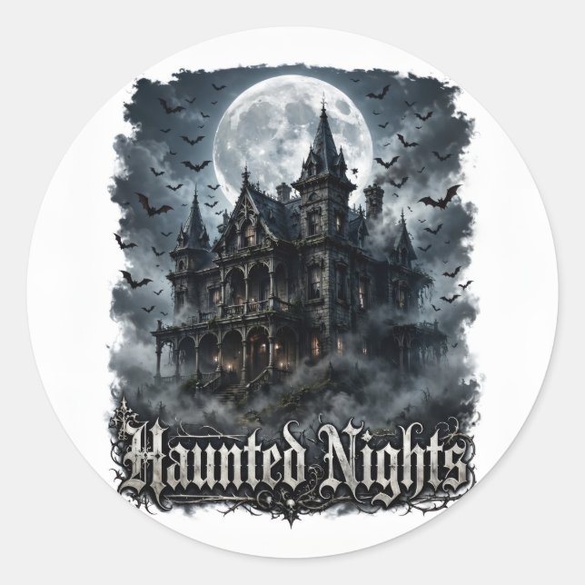 Haunted Nights Sticker (Front)