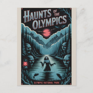 Haunted Olympic National Park Poster Postcard