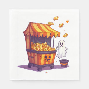 Haunted Popcorn Stand Napkin