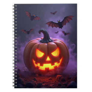Haunted Pumpkin Glow Notebook