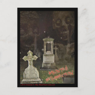 HAUNTED RESURRECTION postcard