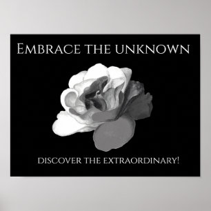 Haunted Rose Gothic Poster - Embrace the Unknown