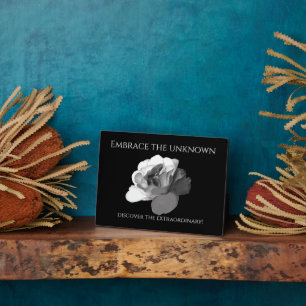 Haunted Rose Gothic Poster - Embrace the Unknown Plaque