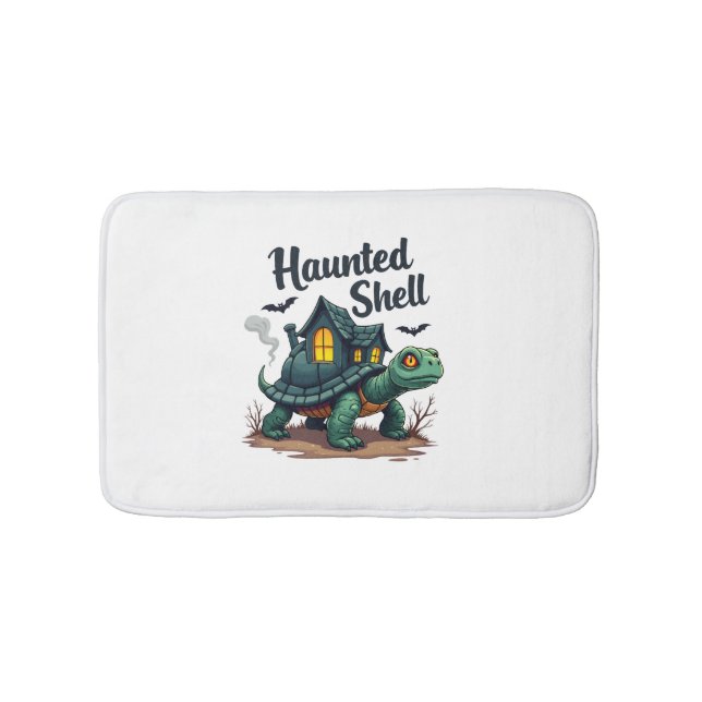 Haunted Shell Turtle Bath Mat (Front)