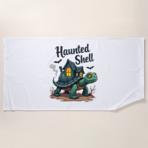 Haunted Shell Turtle Beach Towel