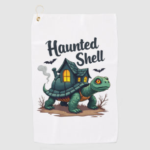 Haunted Shell Turtle Golf Towel