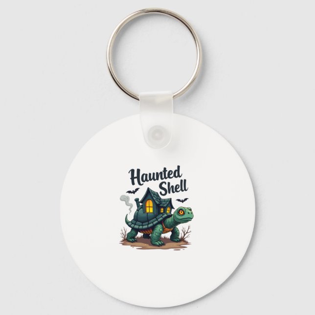 Haunted Shell Turtle Key Ring (Front)