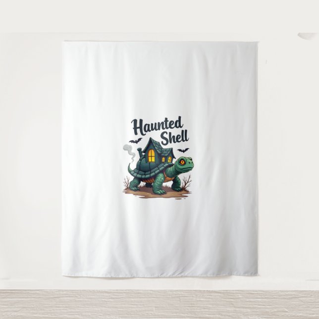 Haunted Shell Turtle Tapestry (Front)
