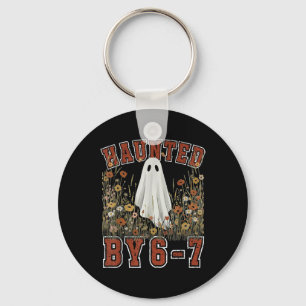 Haunted Six Seven 6 7 Meme 67 Skeleton Hand Hallow Key Ring