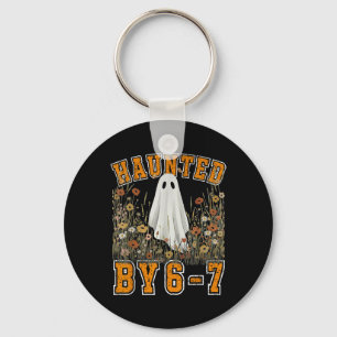 Haunted Six Seven 6 7 Meme 67 Skeleton Hand Hallow Key Ring