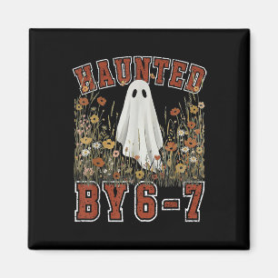 Haunted Six Seven 6 7 Meme 67 Skeleton Hand Hallow Magnet