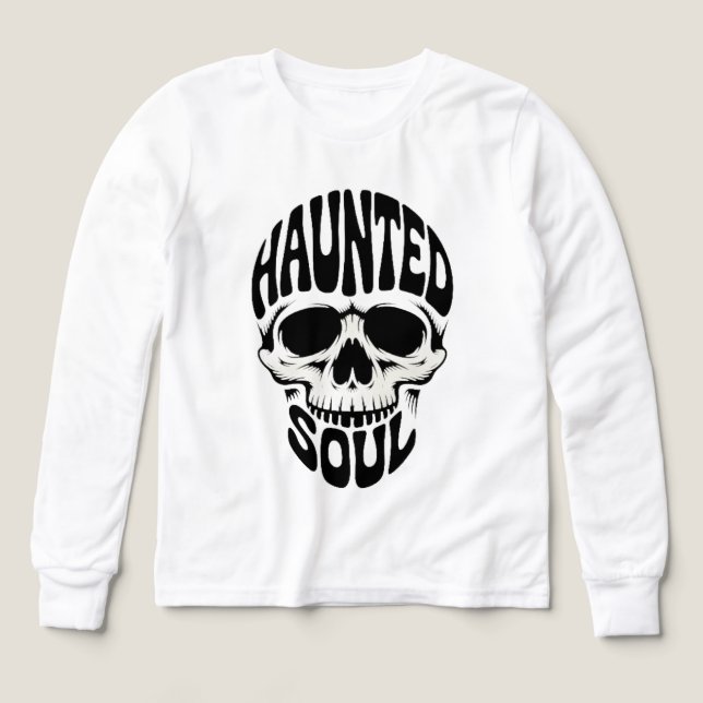 Haunted Soul Skull Typography (Design Front)