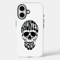 Haunted Soul Skull Typography