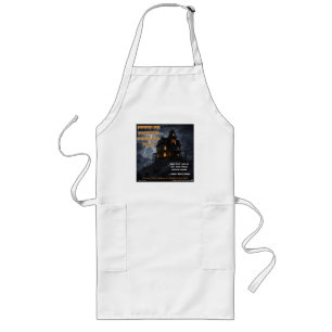 Haunted Squirrel Peak Long Apron