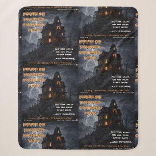 Haunted Squirrel Peak Sherpa Blanket