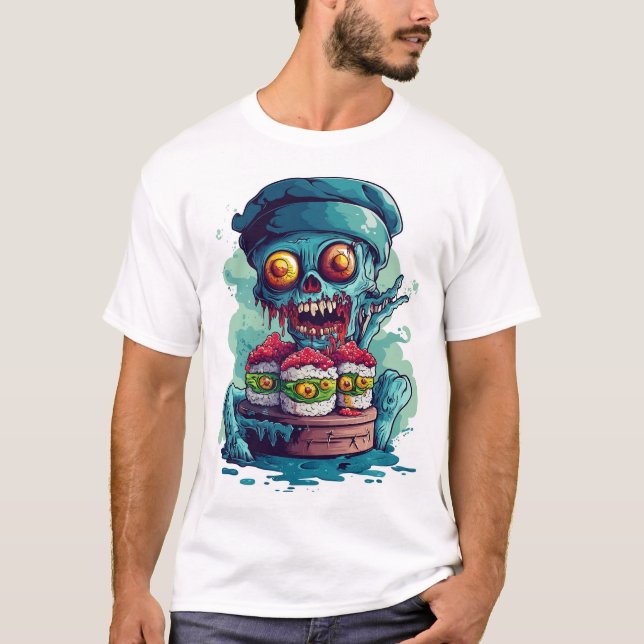 Haunted Sushi Chef T-Shirt (Front)