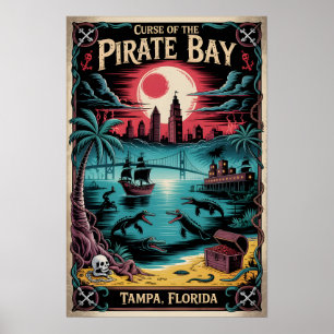 Haunted Tampa, Florida Curse of the Pirate Bay Poster