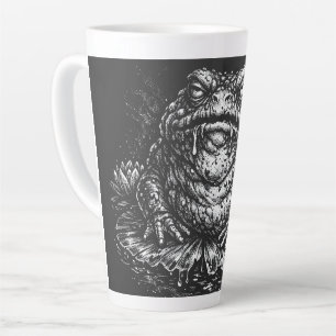 Haunted Toad Sigil by BurnsInHell Latte Mug