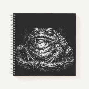 Haunted Toad Sigil by BurnsInHell Notebook