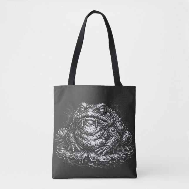 Haunted Toad Sigil by BurnsInHell Tote Bag (Front)
