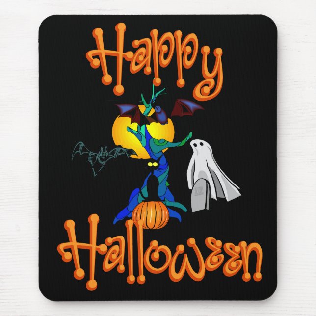 Haunted Tree Mouse Pad (Front)