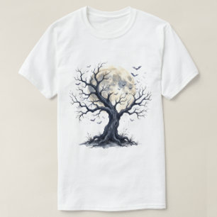 Haunted Tree Under the Full Moon T-Shirt