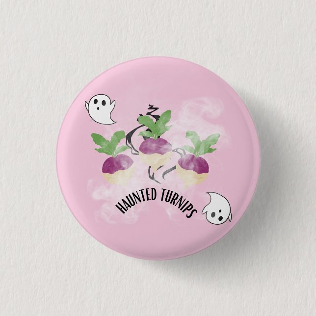 Haunted Turnips 3 Cm Round Badge (Front)