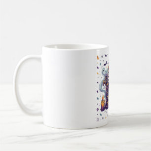 Haunted Typewriter Typing BOO Halloween Coffee Mug