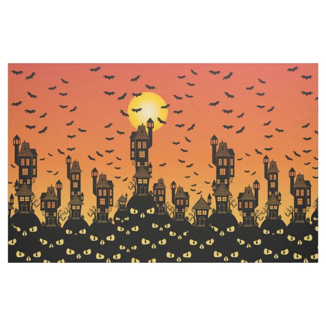 Haunted Village Fabric (Yard)