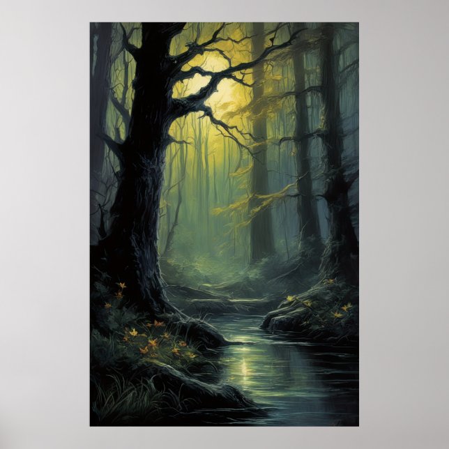 Haunting Beauty of an Ancient Swamp Poster (Front)