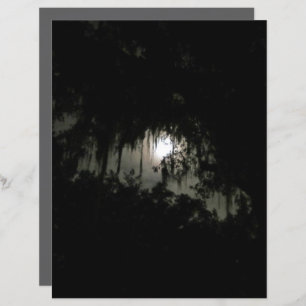 Haunting Dark Night Scrapbook Paper