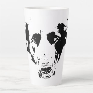 Haunting Gaze, Quiet Night Latte Mug
